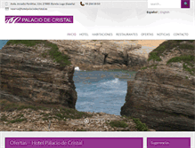 Tablet Screenshot of hotelpalaciodecristal.es